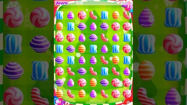 Candy Rush Christmas Games: Fun Xmas Candies Swapping Puzzle iOS Gameplay смотреть онлайн
