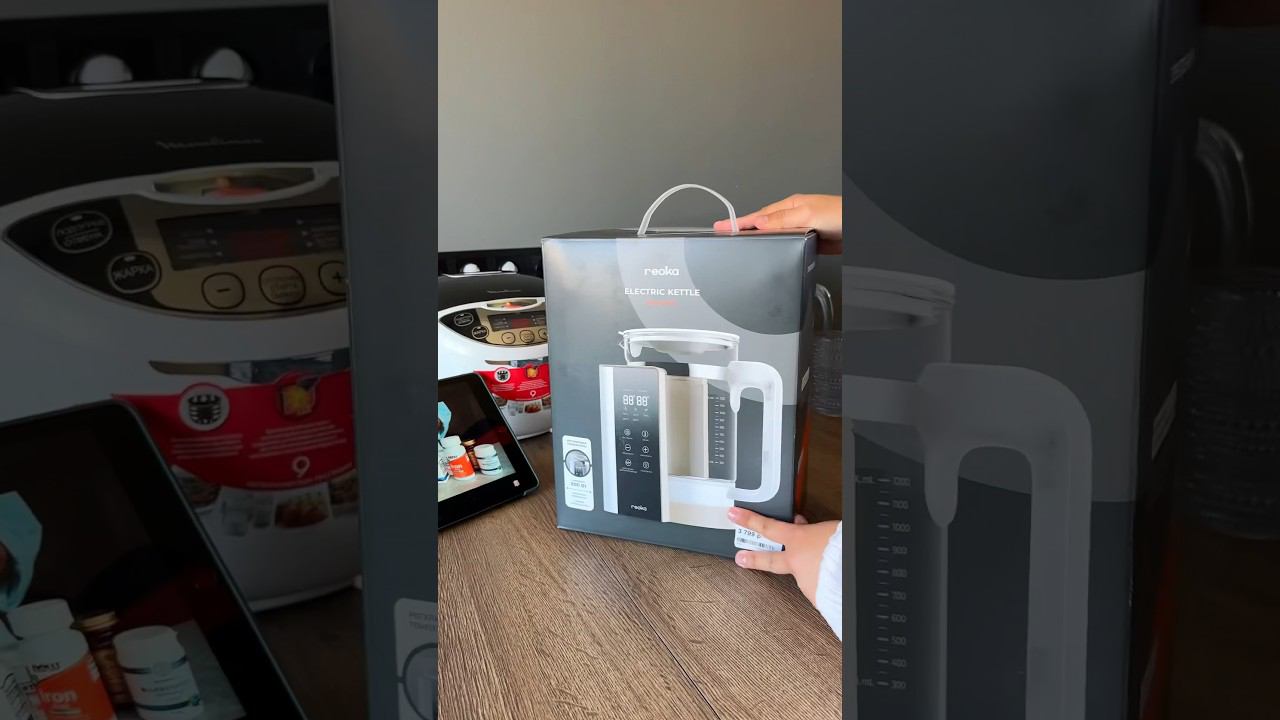 Новинка в мире электрочайников☕️ Reoka RKEK-06TSG #home #уют #уютвдоме #обзор #бытоваятехника