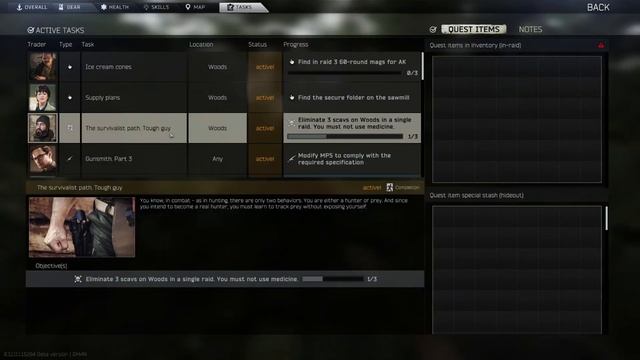 The survivalist path - Tough guy - Jaeger Task Guide - Escape From Tarkov смотреть онлайн