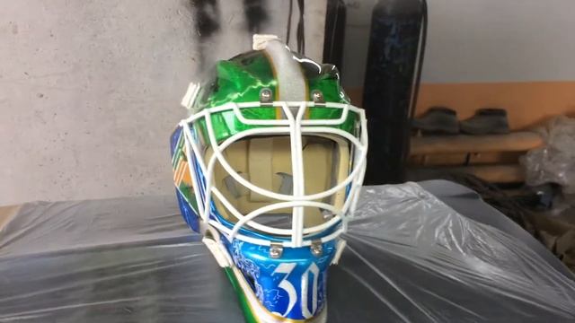 Шлем голкипера ХК Салават Юлаев, Ивана Федотова смотреть онлайн