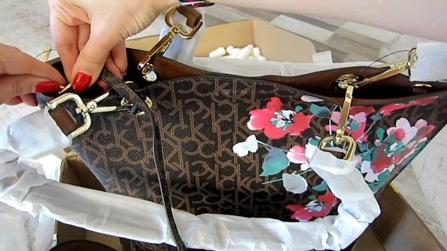 РАСПАКОВКА ПОСЫЛКИ ИЗ США. СУМКА CALVIN KLEIN смотреть онлайн