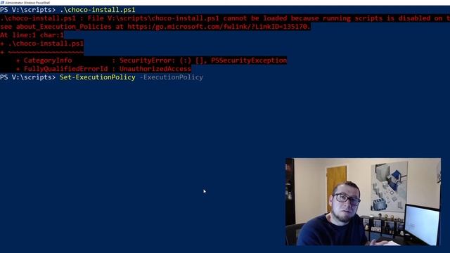 PowerShell: Set-ExecutionPolicy смотреть онлайн