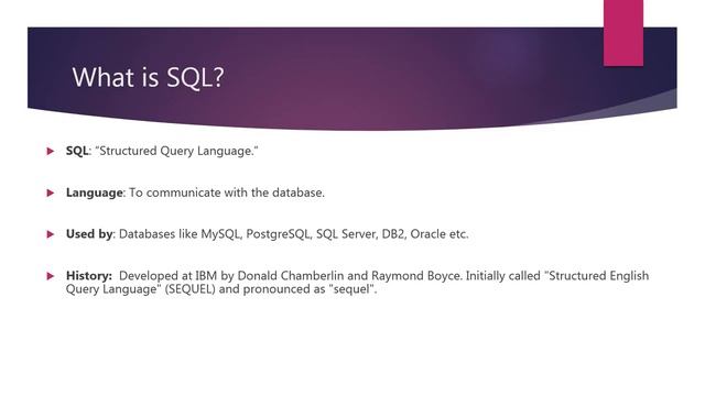 Learn What is SQL? Introduction to SQL смотреть онлайн