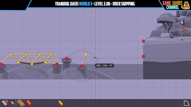 Poly Bridge 2 Level 3-06 Rock Skipping Solution смотреть онлайн