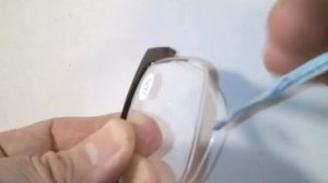 1  Ремонт очков на леске легко и просто .