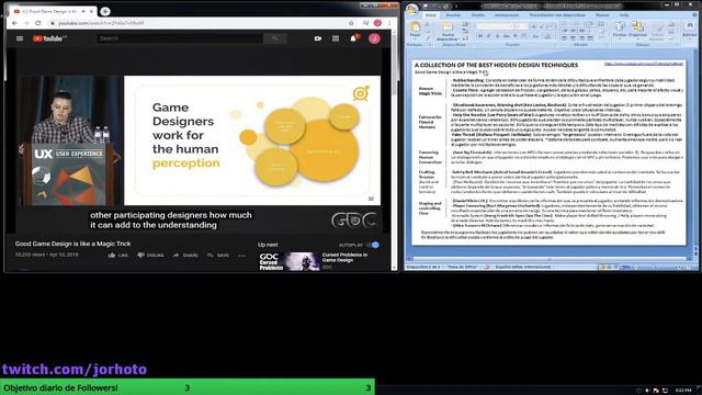(Parte 2) Game Talk Session by J. Scheurle. A Collection of the Best Hidden Design Techniques. смотреть онлайн