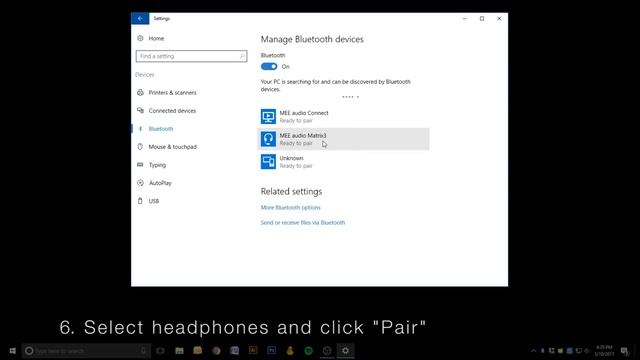How to Pair Your Bluetooth Headphones with Windows 10 смотреть онлайн