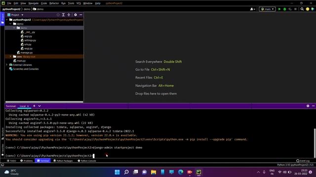 Django Introduction | Django Install | First App #Django #Python смотреть онлайн