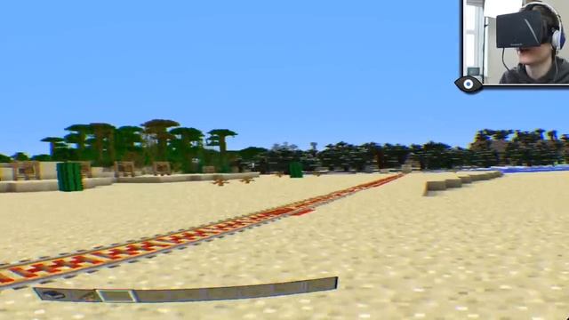 Minecraft | OCULUS RIFT MOD! (Virtual Reality Minecraft!) | Mod Showcase