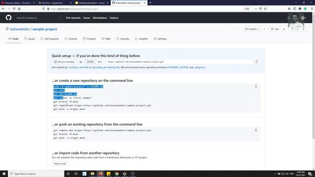 34. Creating the first repository in GitHub. Get remotes list in the local git Repos project - GIT смотреть онлайн