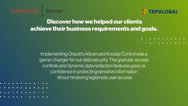 Unlocking Security: Oracle Advanced Access Control - Your Key to Next-Level Data Protection смотреть онлайн