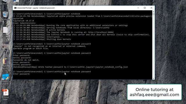 1.2 Machine Learning with Tensorflow - Jupyter Notebook Password смотреть онлайн