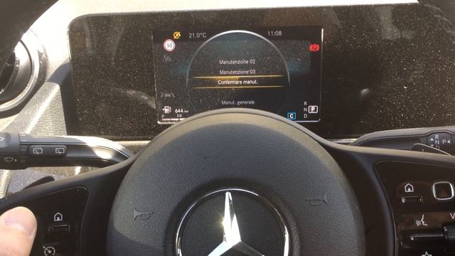 Mercedes B 180 D (2019). How to reset Oil . Azzerare service смотреть онлайн
