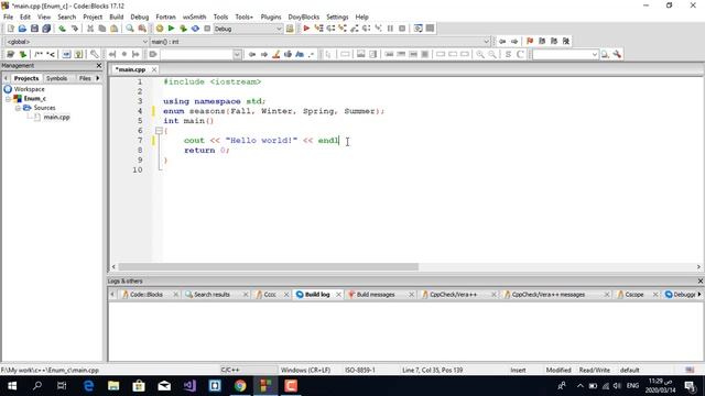 التعداد | Enum |c++ смотреть онлайн
