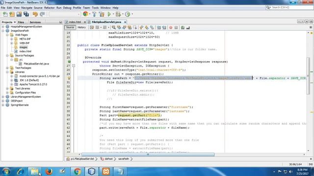 How to insert relative path of images in MySQL DataBase using Servlet/Jsp смотреть онлайн