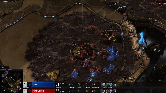 StarCraft 2 - FireCake vs Has [ZvP] - Game 3 - SC2 WCS Katowice смотреть онлайн