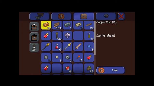 Let's Play - Terraria!! (Android Version) Part 2: Building a house! смотреть онлайн