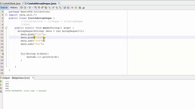 Tutorial Belajar Java 62 - Framework Collection Deque ArrayDeque смотреть онлайн