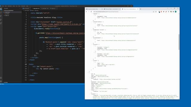 Headless WordPress for Beginners in under 10 lines of jQuery смотреть онлайн