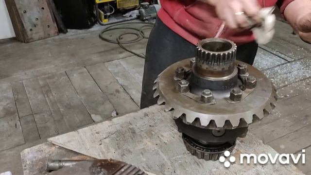 ремонт МАЗ 5440. сборка редуктора смотреть онлайн