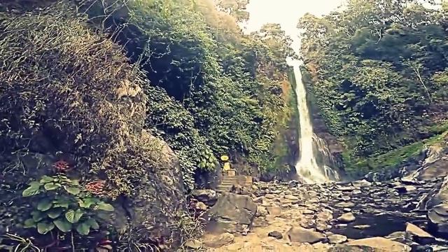 № 9. the Gitgit waterfall in Bali. смотреть онлайн