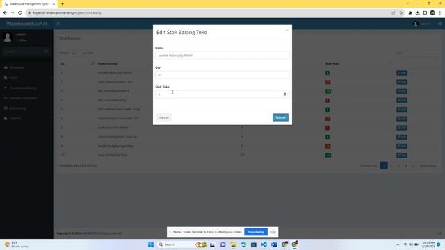 Source code Sistem informasi kasir dan gudang 3 role (admin, kasir, pimpinan) PHP Laravel смотреть онлайн
