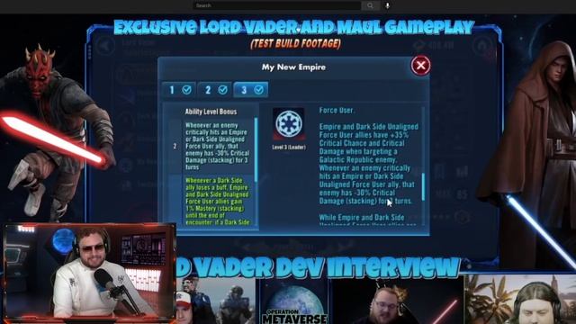 LORD VADER KIT REVEAL + GAMEPLAY! EMPIRE GALACTIC LEGEND + UNDERESTIMATED POWER - GALAXY OF HEROES смотреть онлайн