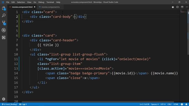 21-Angular Dersleri - Events смотреть онлайн