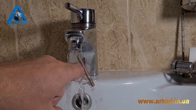 Насадка на кран для экономии воды - механический сенсор смотреть онлайн