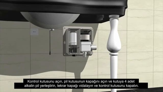 ES2200 Монтаж сенсорного крана Creavit на раковину