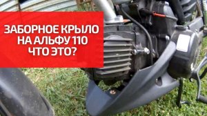 Заборное крыло на Альфу 110