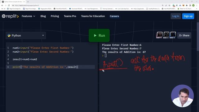 Introduction to Python - Getting user input Part 2 (13/33) смотреть онлайн