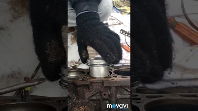 Установка колец на поршня!ауди 100 2.3 с4 смотреть онлайн