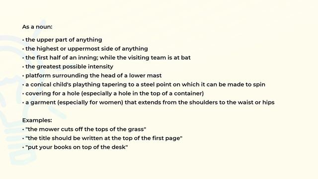 What is the meaning of the word TOP? смотреть онлайн