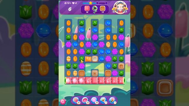 Candy Crush Saga Level 612 - Sugar Stars, 19 Moves Completed смотреть онлайн