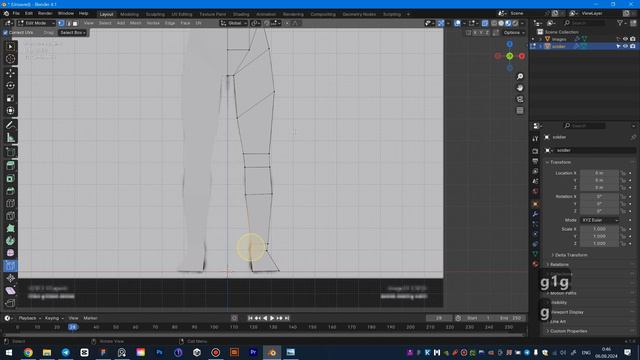 Создание анимационного персонажа в Blender. часть 2 смотреть онлайн