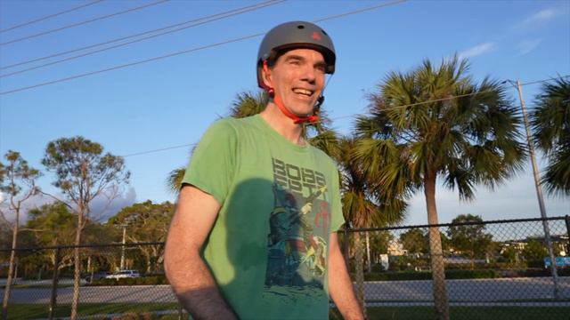 Teaching An Old School BMX Rider To Jump! смотреть онлайн