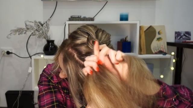 Объемная вывернутая коса набок ♥ Прическа за 5 минут ♥ Простая прическа на каждый день смотреть онлайн