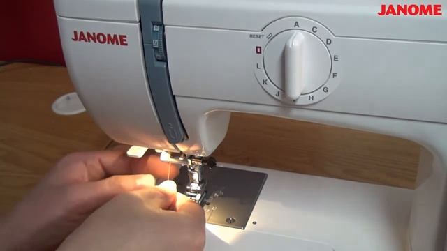 JANOME 미싱 [ 423S ] 4. 윗실 장착 смотреть онлайн