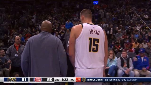 Nikola Jokic Gets HEATED And Ejected After Missed Call By Ref 😱 | NBA смотреть онлайн