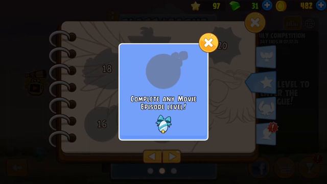 Angry Birds Walkthrough Part 0068 Found Golden Egg #35 | Mighty League Sticker 22 BirdDay 7 смотреть онлайн