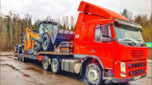 Как я двух петухов в Вологду возил. Негабарит. Over size truck