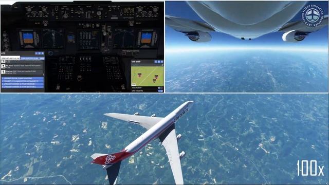 Full Flight New York City (JFK) to Atlanta (ATL) | Cargolux 787-8F | RTX4090 | #msfs2020 | смотреть онлайн
