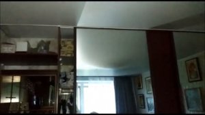 Пузырь в натяжном потолке ,убираем сами!