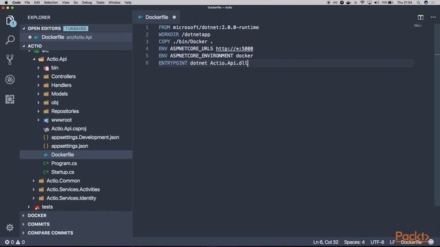 .NET Core Microservices : Running Services Using Docker | packtpub.com смотреть онлайн