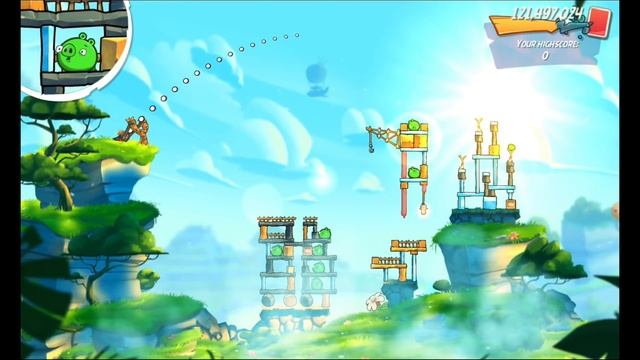 Angry Birds 2 AB2 Mighty Eagle Bootcamp (MEBC) - Season 28 Day 6 (Stella x3 + Bubbles) смотреть онлайн