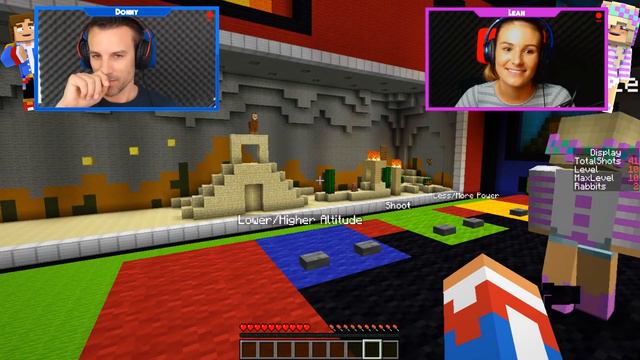 MINECRAFT: BOY VS GIRL!! - ANGRY BIRDS IN MINECRAFT MINI GAME - Donny & Leah Challenge Game смотреть онлайн