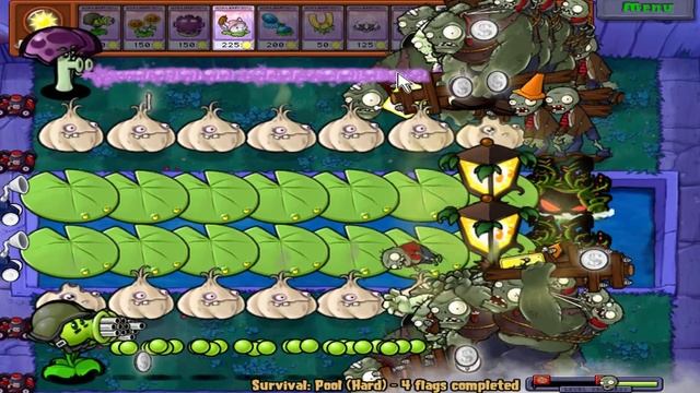 Plant vs Zombies Battlez Scaredy Shroom, Gatling Pea, Cattail vs Zombies смотреть онлайн