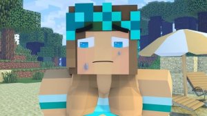 The minecraft life of Alex and Steve : Strong Alex - Minecraft animation