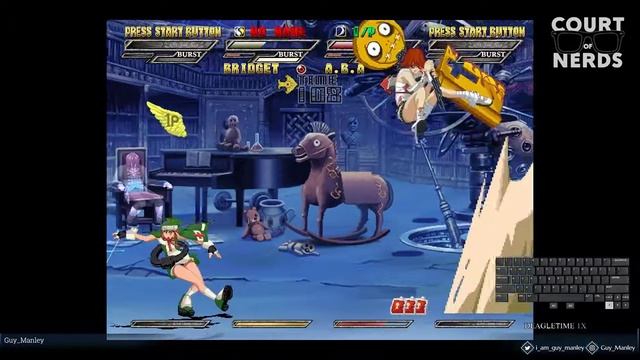 Guilty Gear Isuka w/ on screen Keyboard inputs смотреть онлайн